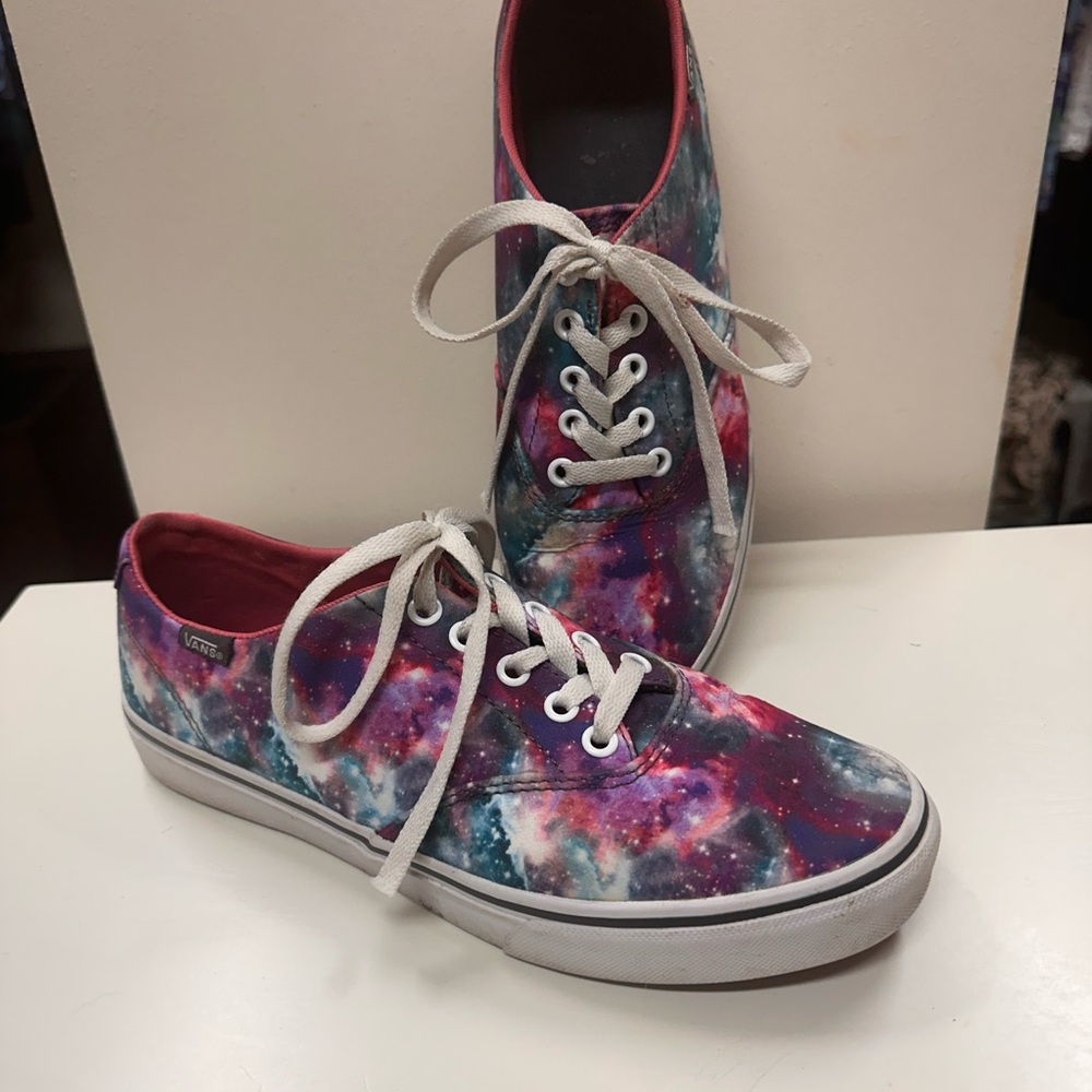 Vans Women's Galaxy Print Sneakers - Multicolor - Picture 2 of 4